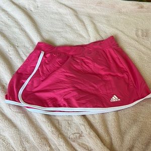 Pink Adidas tennis skirt
